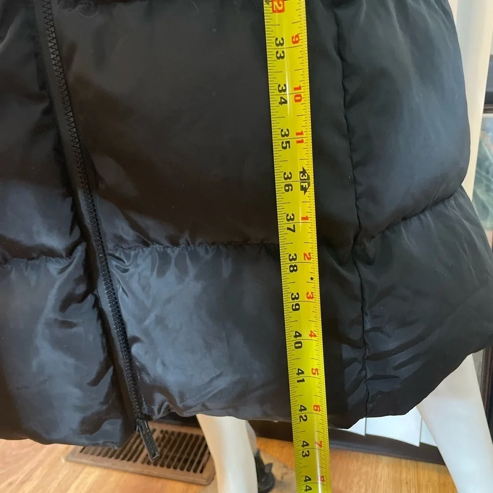 MAN Boohoo Longline Duvet Puffer In Black Size M